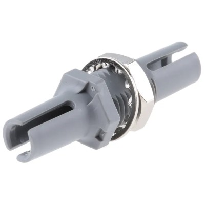 Broadcom POF to POF Fibre Optic Adapter, 2.8dB Insertion Loss, 1 mm Fibre Size, Grey Housing HFBR-4505Z