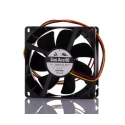 Sanyo Denki San Ace 9S Series Axial Fan 12V DC 600 mW 39.6 m³/h 2000 RPM 16 dB Noise Level 80mm 80mm 25mm 9S0812L4011