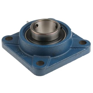 RS PRO 4 Hole Flange Bearing Unit 50 mm Inside Diameter Cast Iron Material UCF210