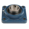 RS PRO 4 Hole Flange Bearing Unit 50 mm Inside Diameter Cast Iron Material UCF210