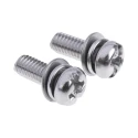 Omron Compact Probe Support Screw for E3Z Series Sensors, Compatible with E39-R3 and E32-R21 Models E39-L104
