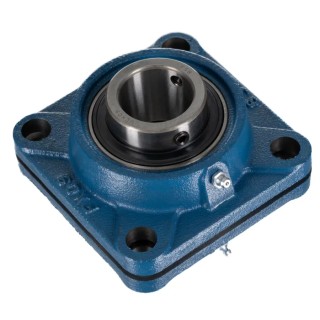 RS PRO Four-Bolt Medium Duty Flange Bearing Unit, Cast Iron, 45 mm Inside Diameter, Flange Bore Type UCFX09