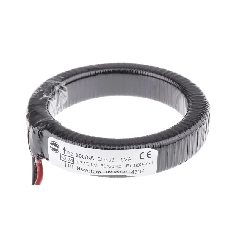 Nuvotem Talema 934 Series High Quality Toroidal Current Transformer 800A 5VA Stand Alone Mount 93490 P1