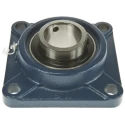 RS PRO 4 Hole Flange Bearing Unit 60mm Inside Diameter Cast Iron Medium Duty UCFX12