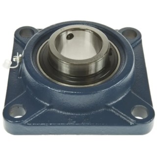 RS PRO 4 Hole Flange Bearing Unit 60mm Inside Diameter Cast Iron Medium Duty UCFX12