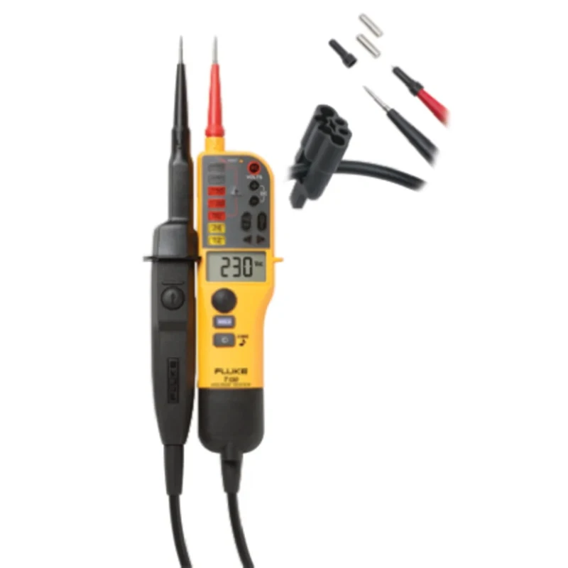 Fluke LCD Voltage Tester 690V AC/DC Continuity Check Battery Powered CAT IV CAT III FLUKE T130