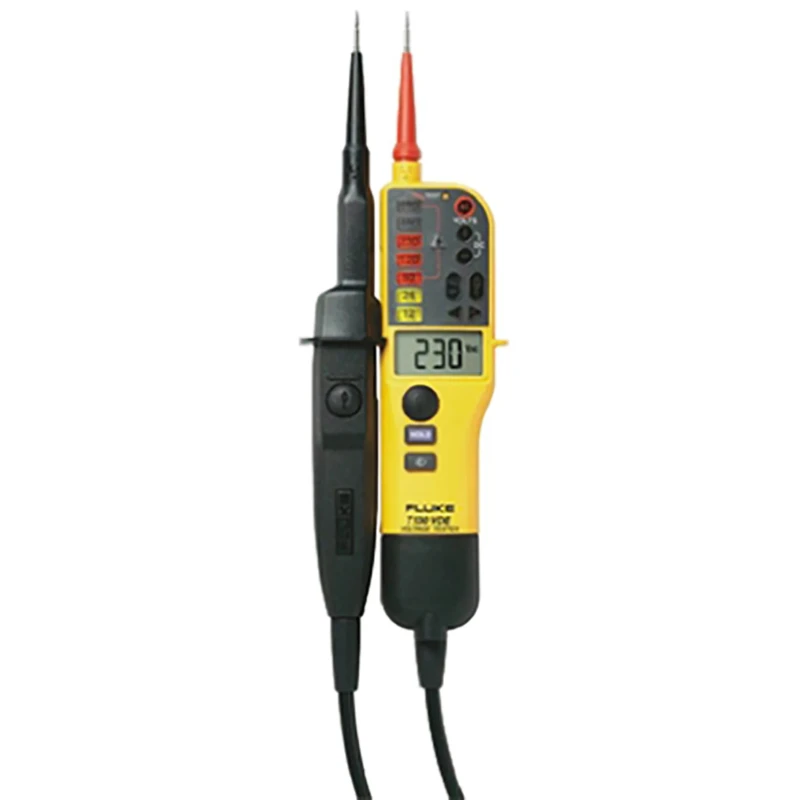 Fluke LCD Voltage Tester 690V AC/DC Continuity Check Battery Powered CAT IV CAT III FLUKE T130