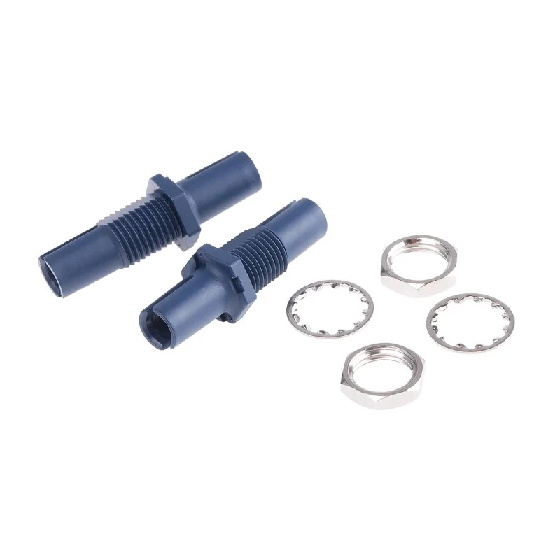 Broadcom POF to POF Fibre Optic Adapter, Blue Colour, 1 mm Fibre Size, 2.8dB Insertion Loss HFBR-4515Z