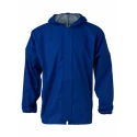 Elka Gb Blue Cold Resistant Work Jacket, Zipper Closure, Hooded, Size XL E0103/B/XL