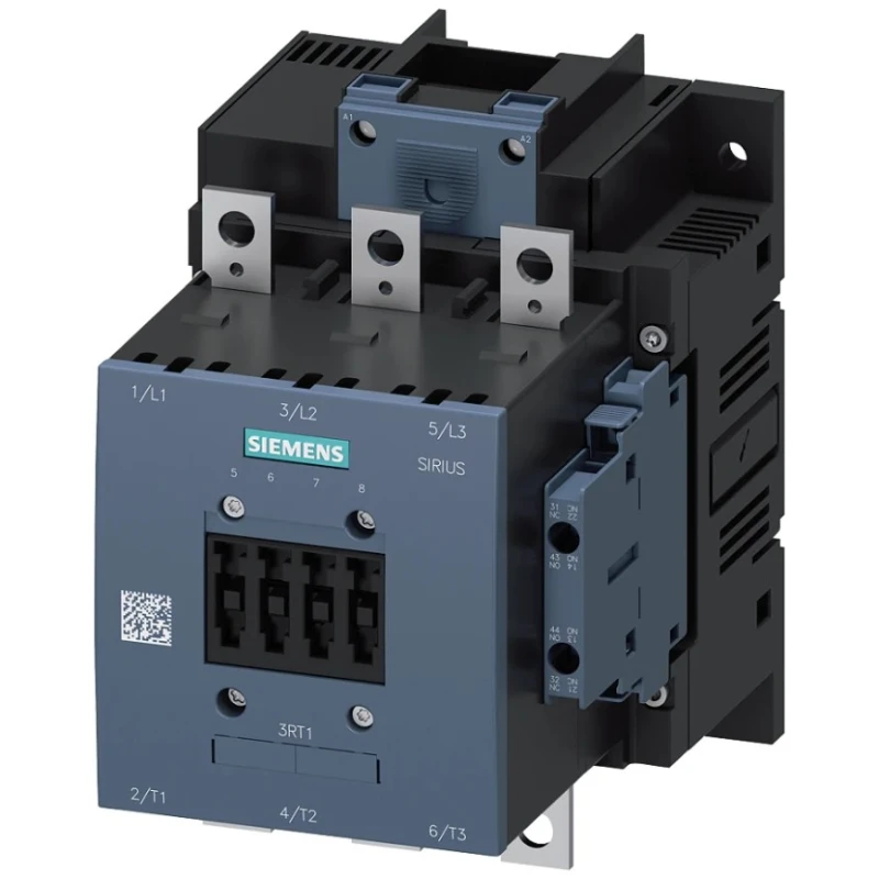 Siemens Motor Control Contactor 3RT1056-6AP36, 230V AC Coil, 3-Pole, 185A, 90 kW, 3 NO Contacts, 400V AC