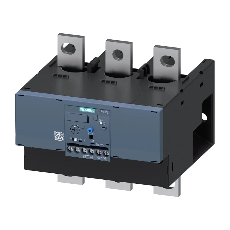 Siemens Overload Relay 3RB Series, 1 NO/1 NC, 250A, 55 A F.L.C, 4A Contact Rating, 400V Supply 3RB2163-4GC2