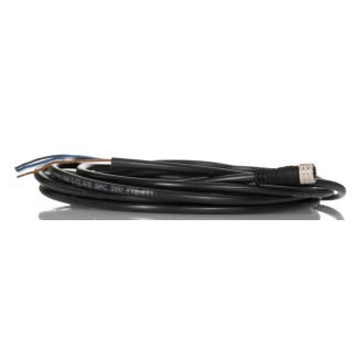 Brad from Molex Sensor Actuator Cable Female M8 Straight to Male 3 Way Unterminated 2m 1200270129