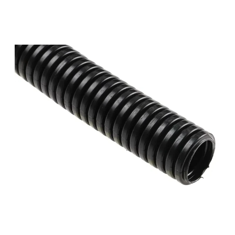 PMA Black Plastic Uncoated Flexible Conduit 16 mm Nominal Diameter 10m Length IP66 IP68 Rated PIS Series PIST-12B