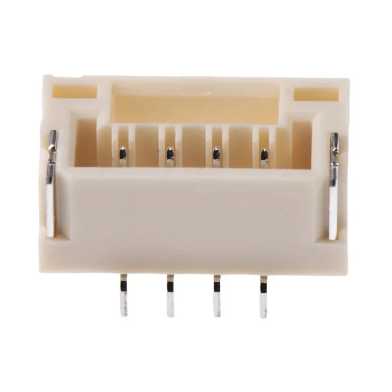 JST GH Series Right Angle Surface PCB Header 4 Contact 1.25 mm Pitch 1 Row Shrouded SM04B-GHS-TB(LF)(SN)