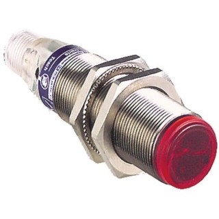 Telemecanique Sensors Through Beam Photoelectric Sensor, Barrel Style, 120 mm to 15 m Detection Range, NPN XUB0BNSNM12