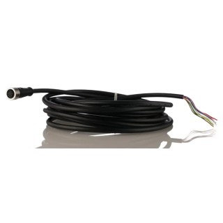Brad from Molex Female 8 Way Straight to 5 Way Unterminated Sensor Actuator Cable 5m 1200795024