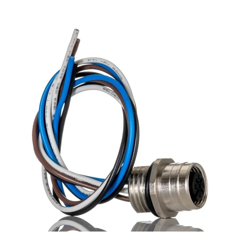 Brad from Molex Sensor Actuator Cable Female 4 Way Straight to 4 Way Unterminated 300mm 1200845107