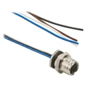 Brad from Molex Sensor Actuator Cable Female 4 Way Straight to 4 Way Unterminated, Polyurethane Jacket, Yellow 1200845101