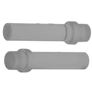 Bivar Rigid Panel Mount 1-Way Straight Flat LED Light Pipe 3 mm Lens Size PLP1-500-F