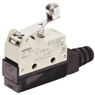 Omron SHL Series Roller Lever Limit Switch, SPDT, IP67, Metal Housing, 250V AC, 2A SHL-W255