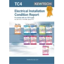 Kewtech Corporation Electrical Installation Certificate 40 Sheets Inspection and Test Schedule UK BS 7671:2018 TC4