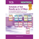 Kewtech Corporation Electrical Installation Certificate Inspection and Test Schedule 80 Sheets United Kingdom TC5