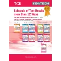 Kewtech Corporation Electrical Installation Certificate Inspection and Test Schedule 80 Sheets TC6
