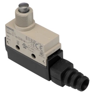 Omron SHL Series Plunger Limit Switch SPDT Metal Housing IP67 Rated 250V AC 2A 