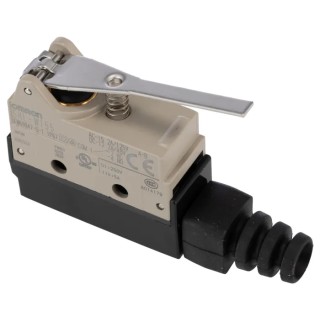 Omron SHL Series Lever Limit Switch, SPDT Configuration, IP67 Zinc Housing, 250V AC, 2A SHL-W155