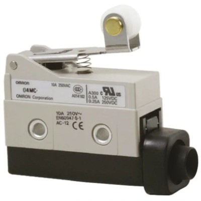 Omron D4MC Series Lever Limit Switch, 1 NO/1 NC, IP67, Metal Housing, 480V D4MC-1000