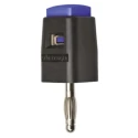 Schutzinger Blue Single Pole Quick Release Test Terminal Connector 30 V AC 60 V DC SDK 502 / BL