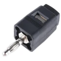 Schutzinger Black Banana Plug, 30 V ac, 60 V dc SDK 502 / SW