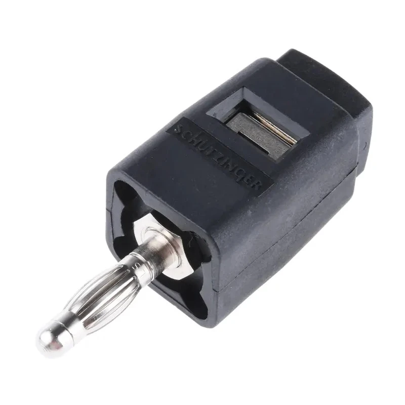 Schutzinger Black Banana Plug, 30 V ac, 60 V dc SDK 502 / SW