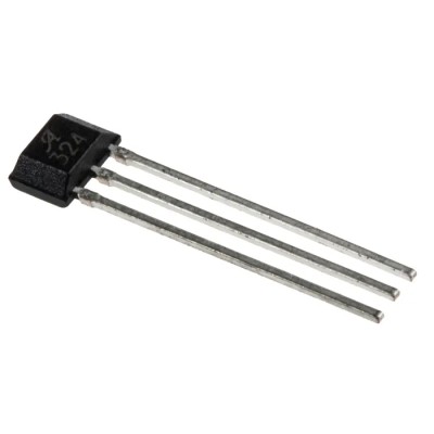 Allegro Microsystems 1 Axis Through Hole Linear Hall Effect Sensor 4.5V-5.5V Analogue SIP 3-Pin A1324LUA-T