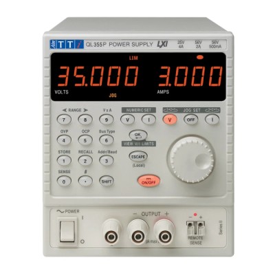 Aim-TTi Digital Bench Power Supply Single Output 15 to 35V AC, 105W, 5A Max QL355P-G