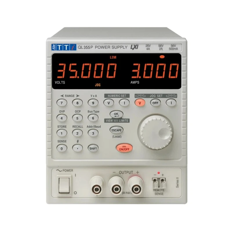 Aim-TTi Digital Bench Power Supply Single Output 15 to 35V AC, 105W, 5A Max QL355P-G
