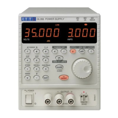Aim-TTi Digital Bench Power Supply, 1-Output 15 V AC to 35 V DC, 105 W, 5 A Max QL355 SII