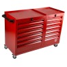 RS PRO Heavy Duty 12 Drawer Wheeled Steel Tool Chest Cabinet 450mm x 1.09m x 870mm 753-1582