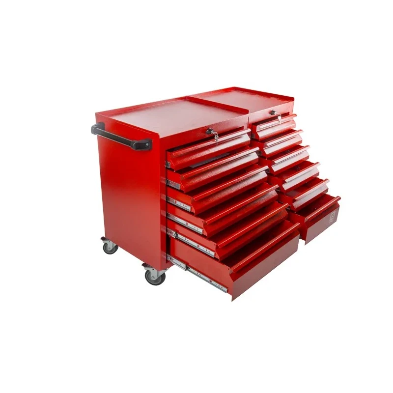 RS PRO Heavy Duty 12 Drawer Wheeled Steel Tool Chest Cabinet 450mm x 1.09m x 870mm 753-1582