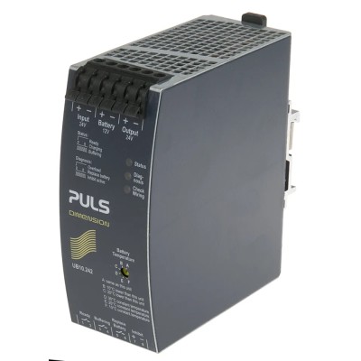 PULS Uninterruptible Power Supply 22.5V dc, 30 V dc Input, 360W, DIN Rail Mount, 10A Current, 55min Backup UB10.242