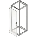 nVent SCHROFF NOVASTAR Glass Cabinet Door 25U, 553mm Width, Smoke Grey 6mm Safety Glass 27230-006