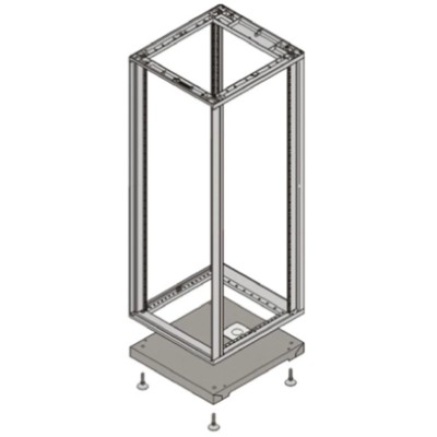 nVent SCHROFF Industrial Steel Plinth 553 mm Width 600 mm Depth 45 mm Height for NOVASTAR Cabinet 27230-071