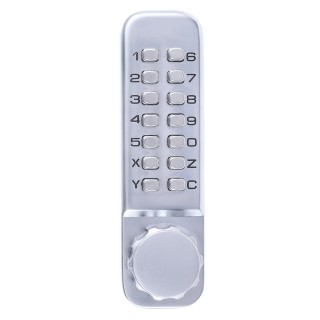 RS PRO Metal Mechanical Satin Code Lock, Mechanical Operating Mechanism, Steel Finish, 153mm Length, 50mm Width 754-0912
