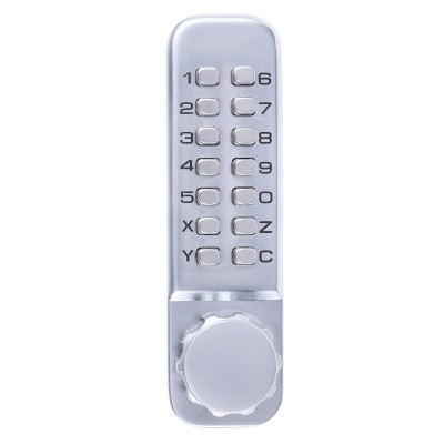 RS PRO Metal Mechanical Satin Code Lock, Mechanical Operating Mechanism, Steel Finish, 153mm Length, 50mm Width 754-0912