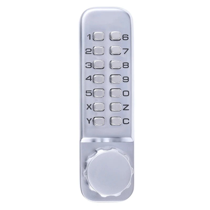 RS PRO Metal Mechanical Satin Code Lock, Mechanical Operating Mechanism, Steel Finish, 153mm Length, 50mm Width 754-0912