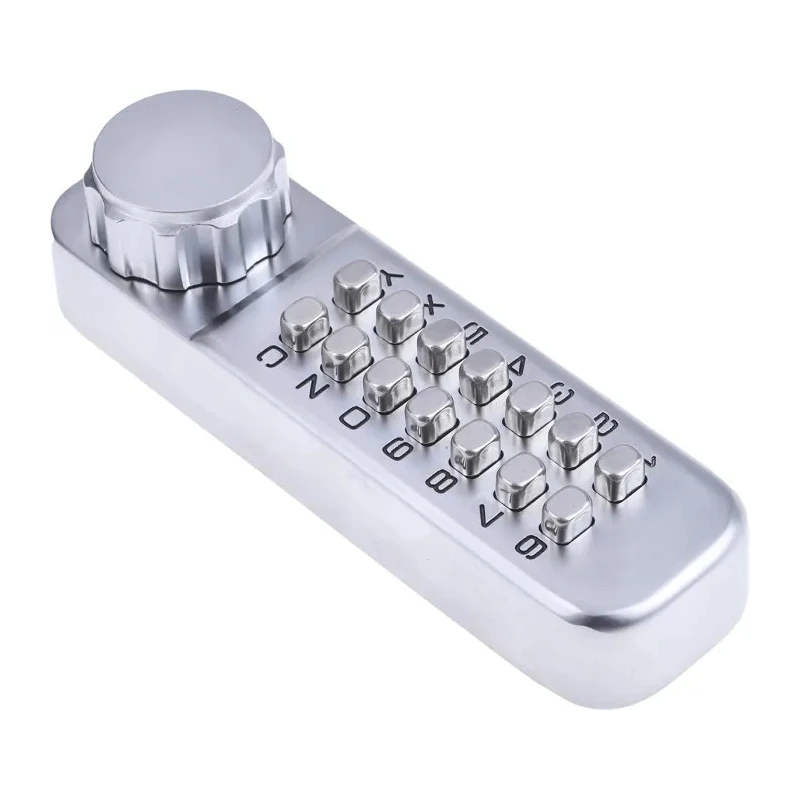 RS PRO Metal Mechanical Satin Code Lock, Mechanical Operating Mechanism, Steel Finish, 153mm Length, 50mm Width 754-0912