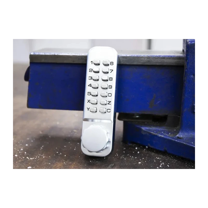 RS PRO Metal Mechanical Satin Code Lock, Mechanical Operating Mechanism, Steel Finish, 153mm Length, 50mm Width 754-0912