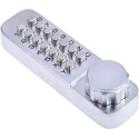 RS PRO Metal Mechanical Satin Code Lock, Mechanical Operating Mechanism, Steel Finish, 153mm Length, 50mm Width 754-0912