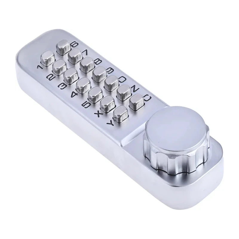 RS PRO Metal Mechanical Satin Code Lock, Mechanical Operating Mechanism, Steel Finish, 153mm Length, 50mm Width 754-0912