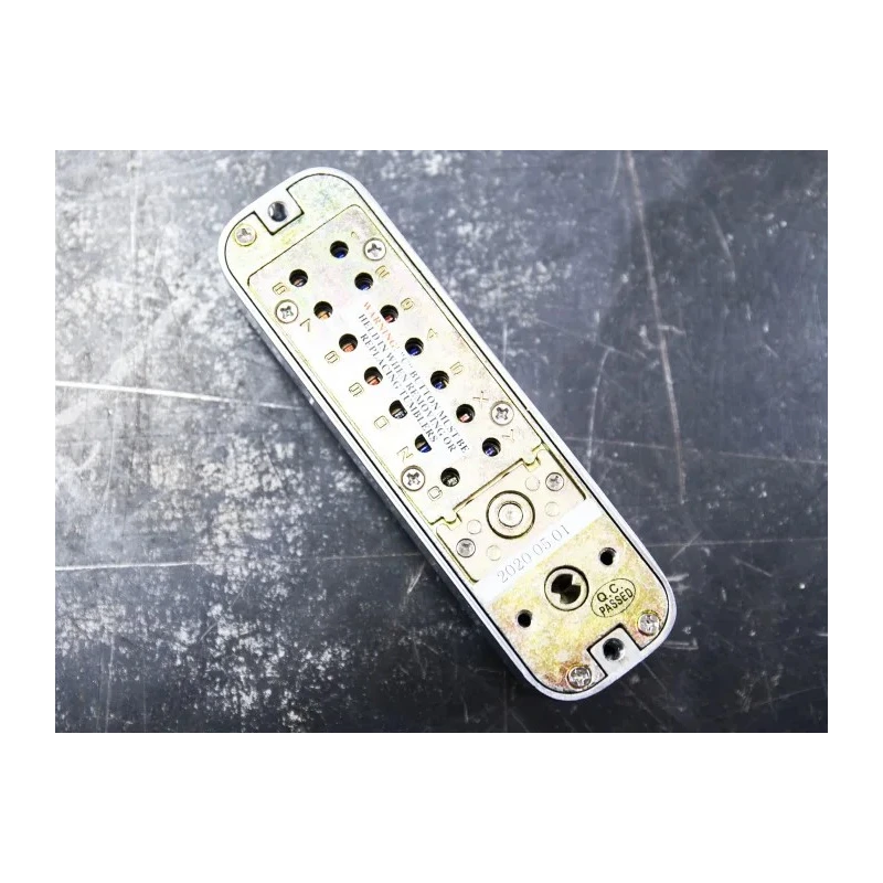 RS PRO Metal Mechanical Satin Code Lock, Mechanical Operating Mechanism, Steel Finish, 153mm Length, 50mm Width 754-0912